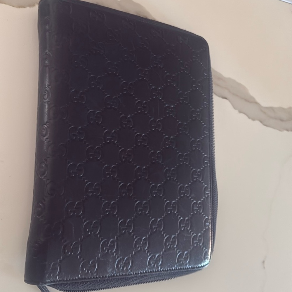 Guccissima Zip Around Large Agenda Organizer Planner GM size